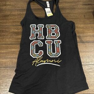 HBCU Alumni Black Tank Top Women's Size Medium New
